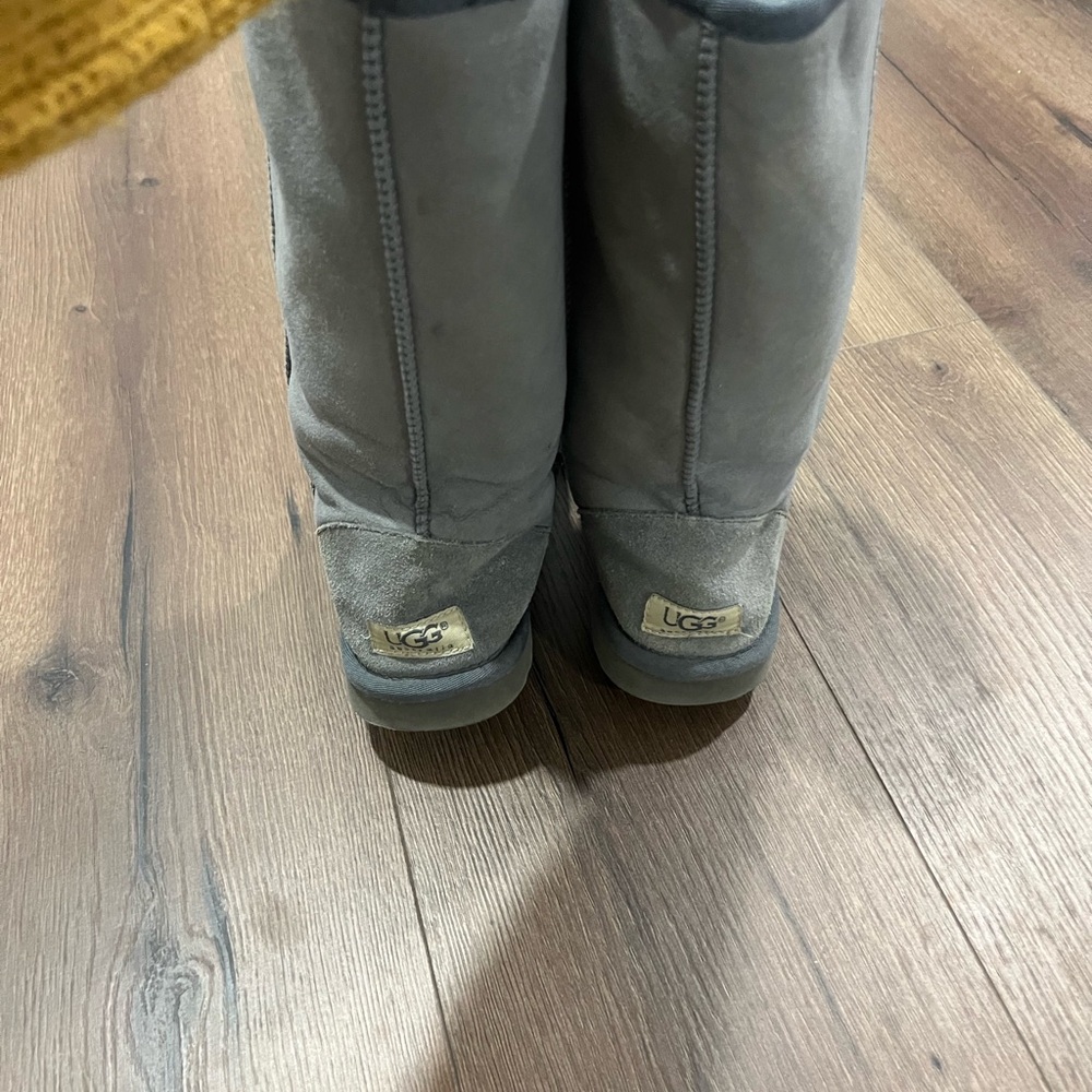 UGG Gray Suede Boots